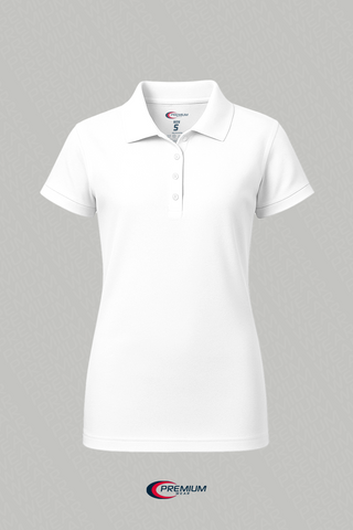 Juniors Short Sleeve Dri Fit Moisture Wicking Polo Shirt