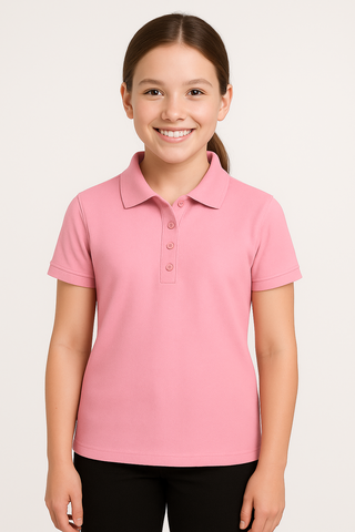 Juniors Short Sleeve Dri Fit Moisture Wicking Polo Shirt