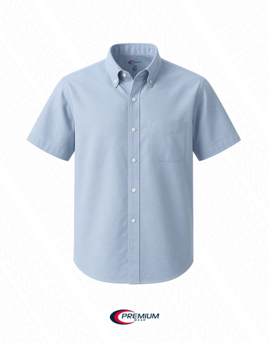 Boys Short Sleeve Oxford Shirt