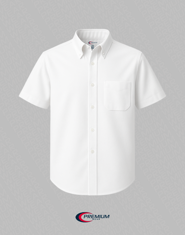 Boys Short Sleeve Oxford Shirt