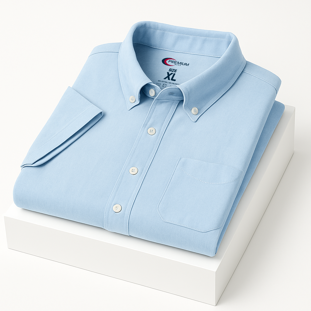 Boys Short Sleeve Oxford Shirt