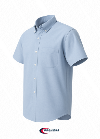 Boys Short Sleeve Oxford Shirt