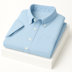 Men's Long Sleeve Oxford Shirt - Big Size