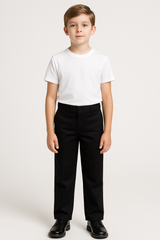 Boys Flat Front Pants