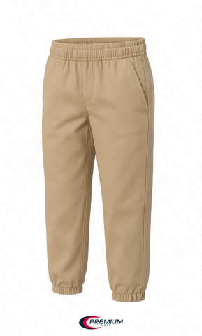 Boy's Twill Jogger Pants