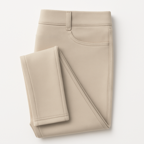 Girls Pointel Stretch Pants