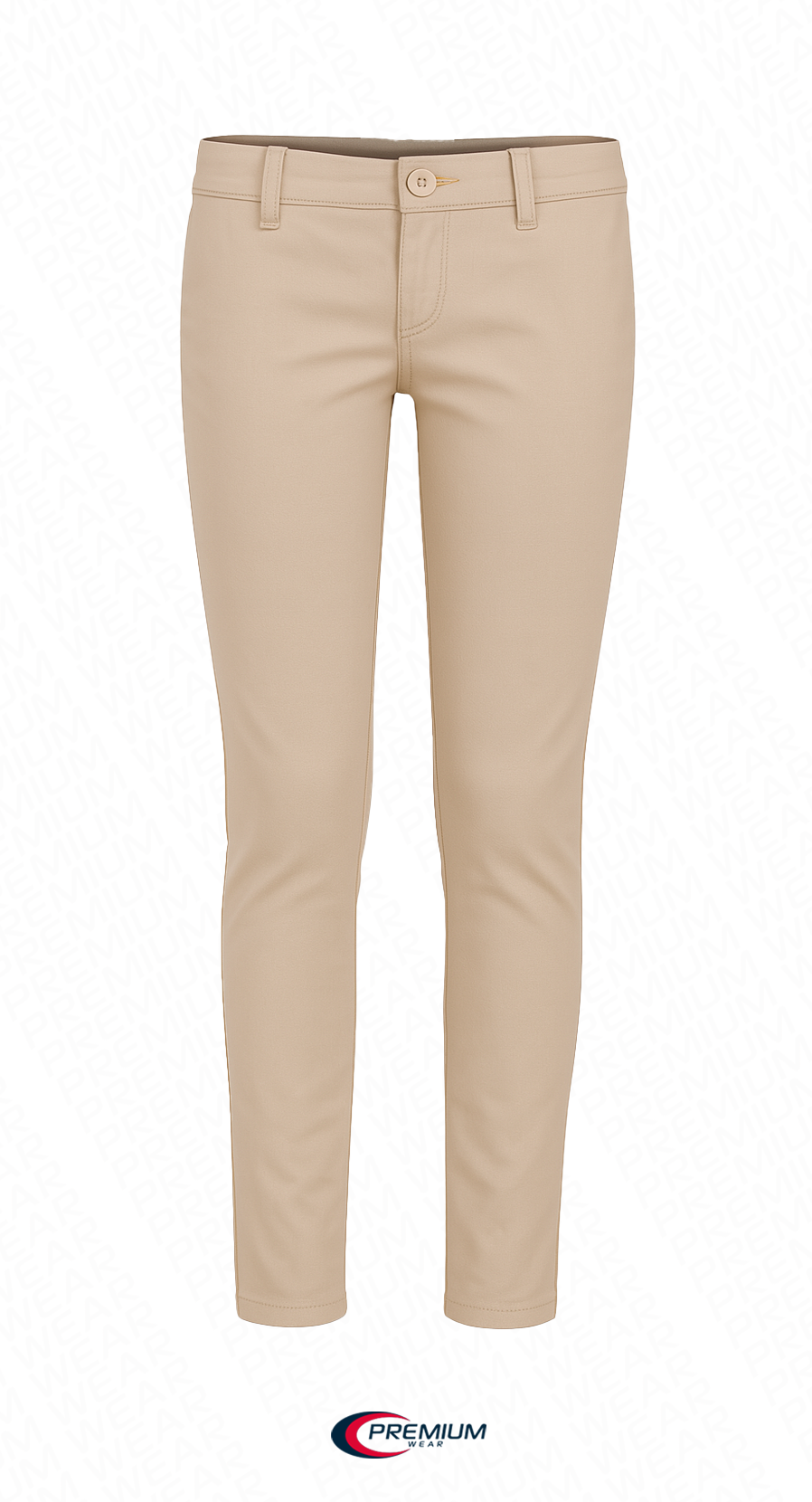 Girls Skinny Stretch Pants - single
