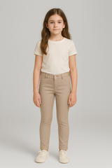 Girls Skinny Stretch Pants - single