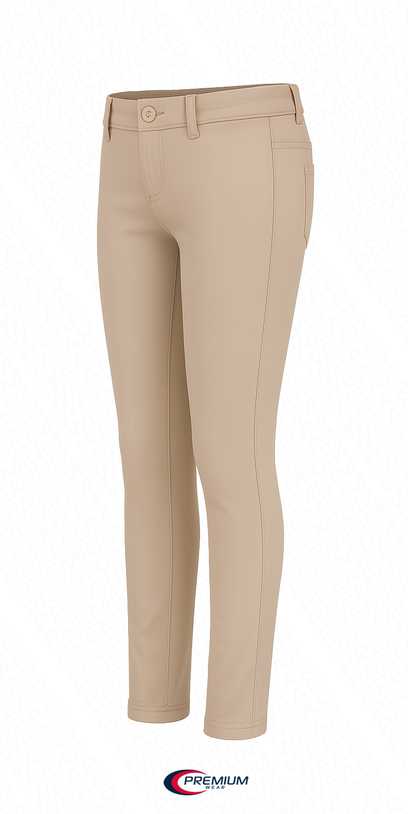Girls Skinny Stretch Pants - single