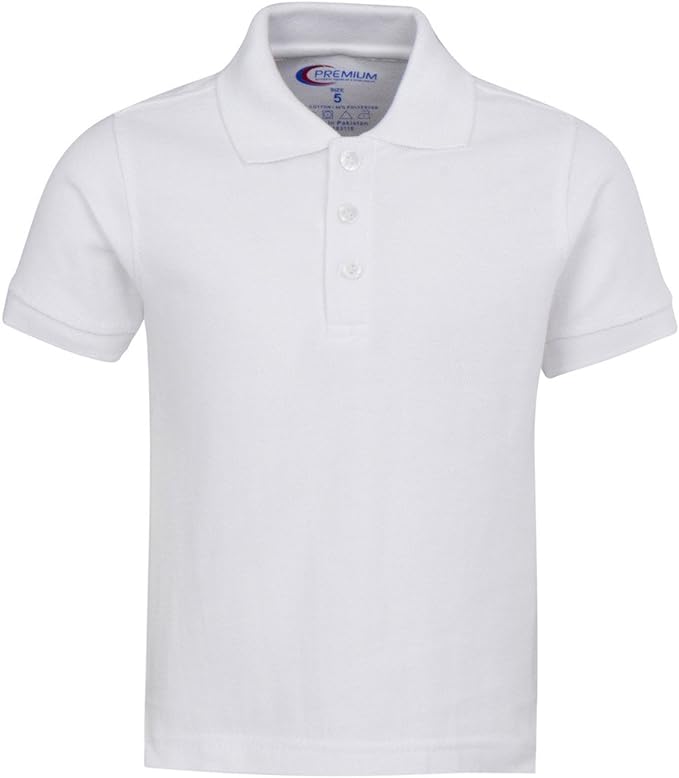 Men's Short Sleeve Pique Polo Shirt - Big Size