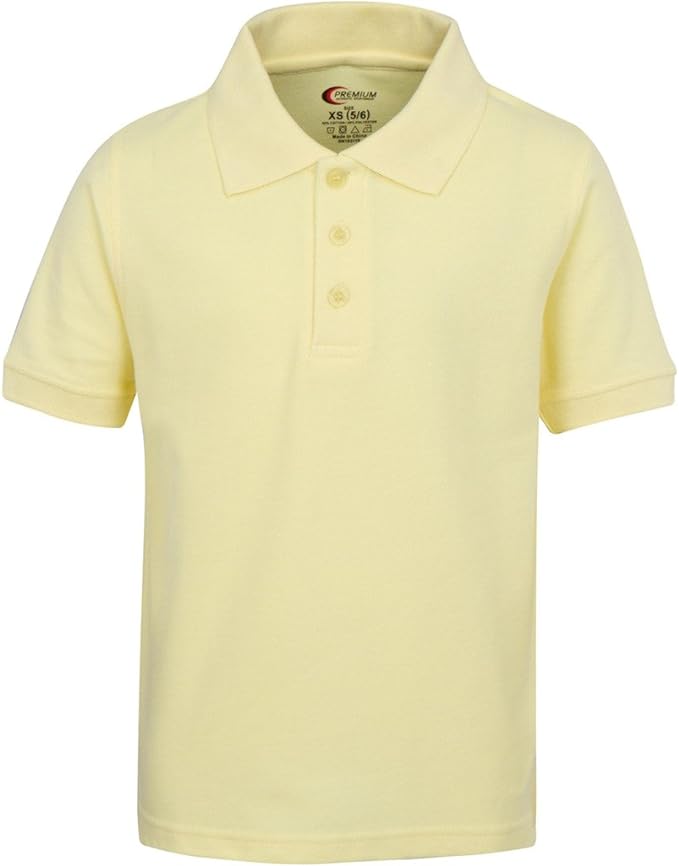 Men's Short Sleeve Pique Polo Shirt - Big Size