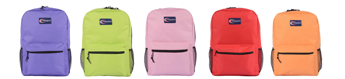 Solid Color Backpacks - Girls