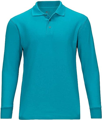 Toddlers Long Sleeve Pique Polo Shirt