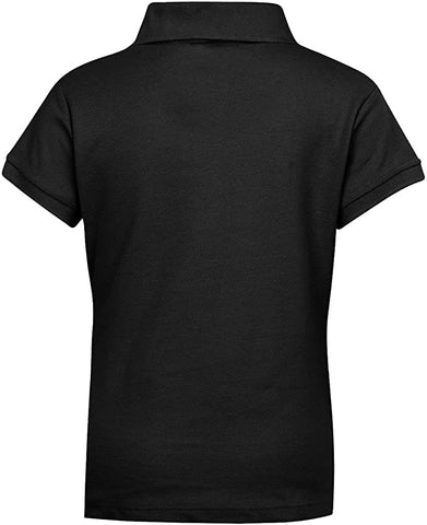 Girls Short Sleeve Pique Polo Shirt - Wholesale Bulk School Uniforms