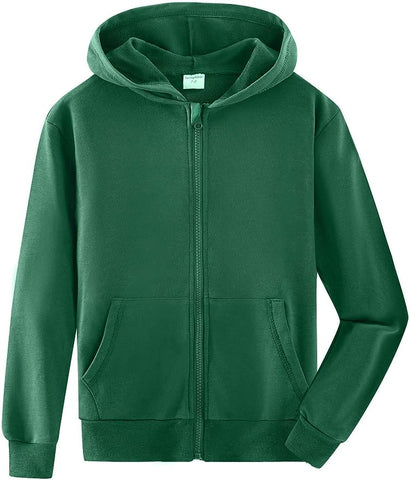 Youth Full Zip Hooded Sweatshirt