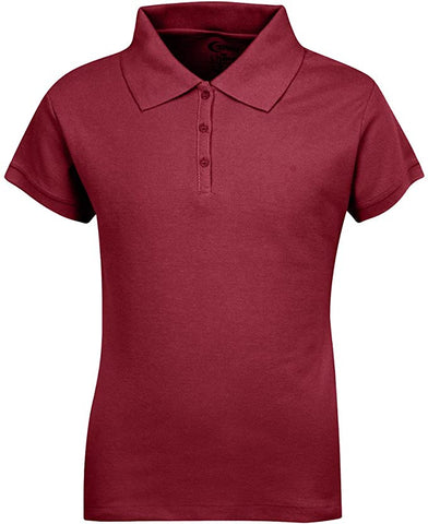 Girls Short Sleeve Pique Polo Shirt - Wholesale Bulk School Uniforms