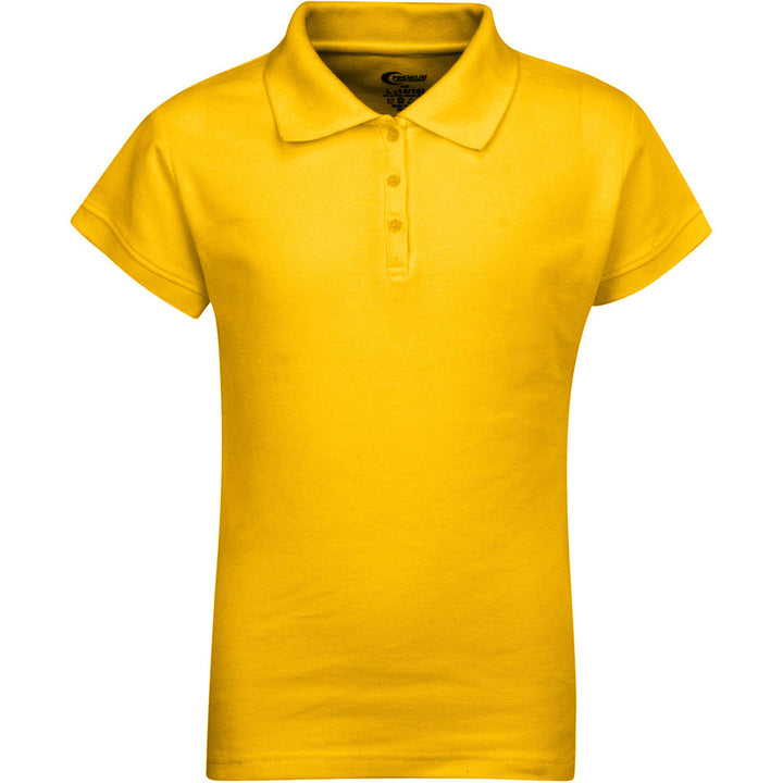 Juniors Short Sleeve Pique Polo Shirt