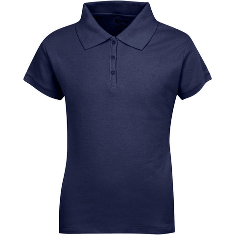 Juniors Short Sleeve Pique Polo Shirt