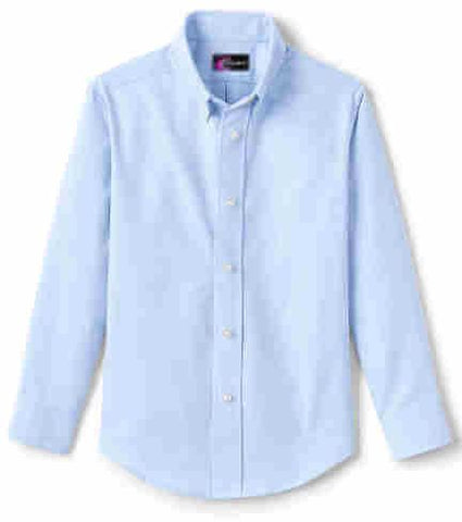 Men's Long Sleeve Oxford Shirt - Big Size
