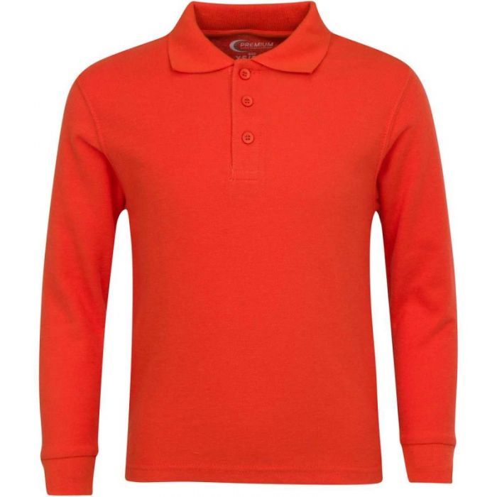 Unisex Long Sleeve Pique Polo Shirt online