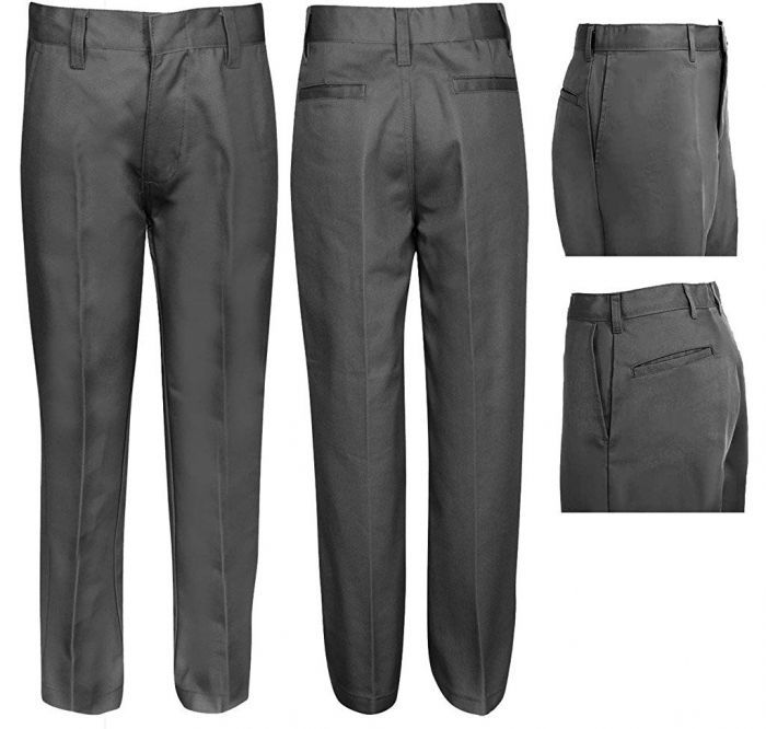 Boys Husky flat front pants | Wholesale Uniforms 4 School– Wholesale ...