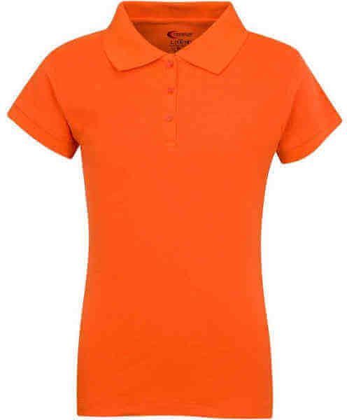 Juniors Short Sleeve Pique Polo Shirt