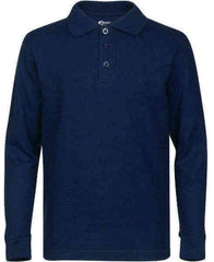 Toddlers Long Sleeve Pique Polo Shirt